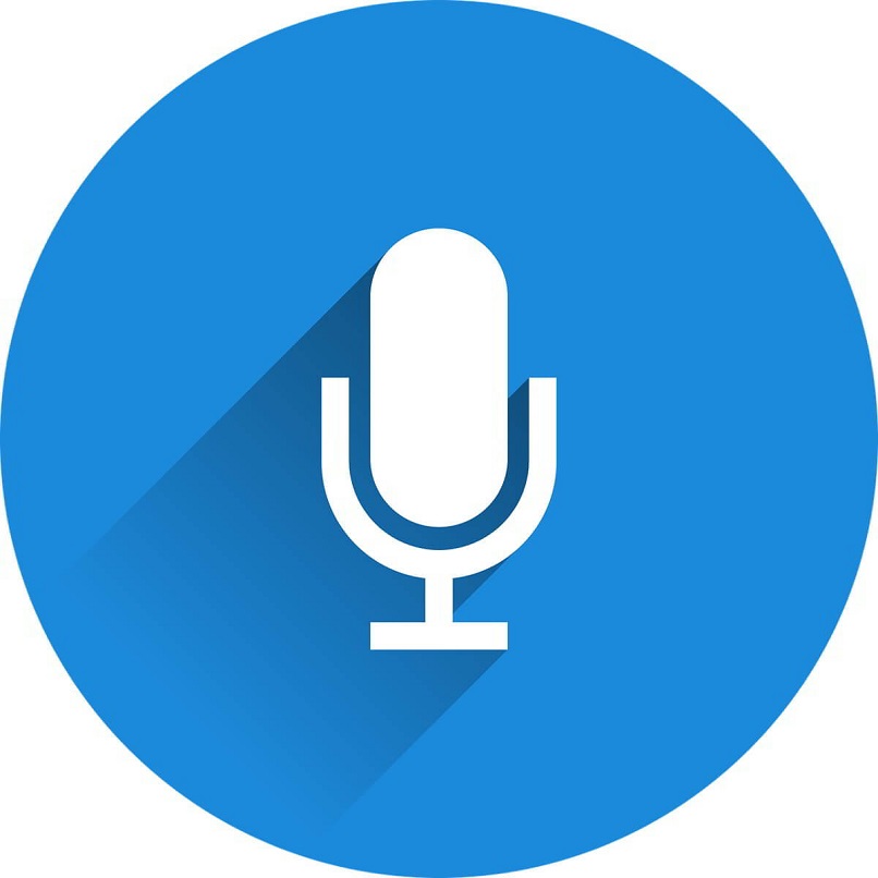 The speech recognition icon