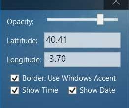 Photo of This widget allows you to see the weather forecast from the windows desktop