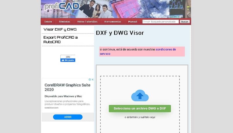 open dxf file online with proficad