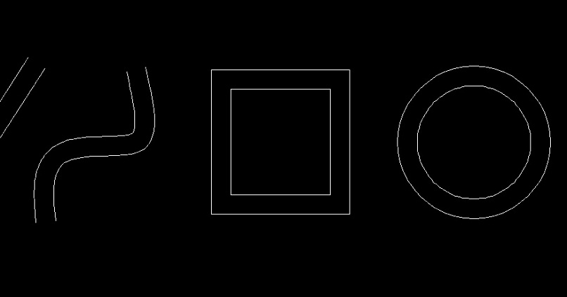 autocad parallel lines