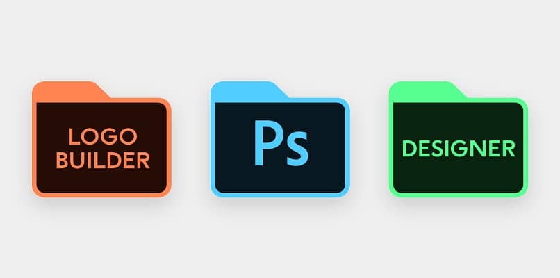 a photoshop designer's folders
