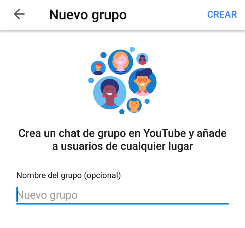 steps create youtube group