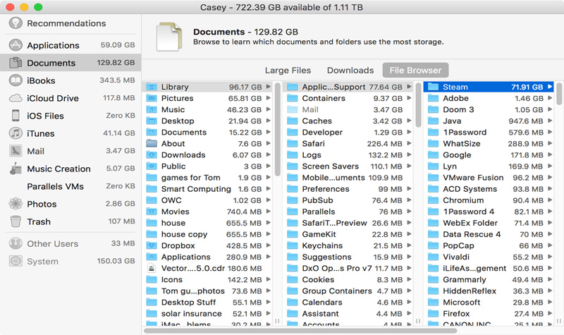 where to find temp files on a mac