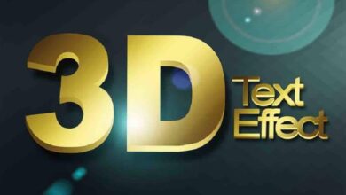 Photo of How to create a 3D text effect without using 3D tools in Photoshop