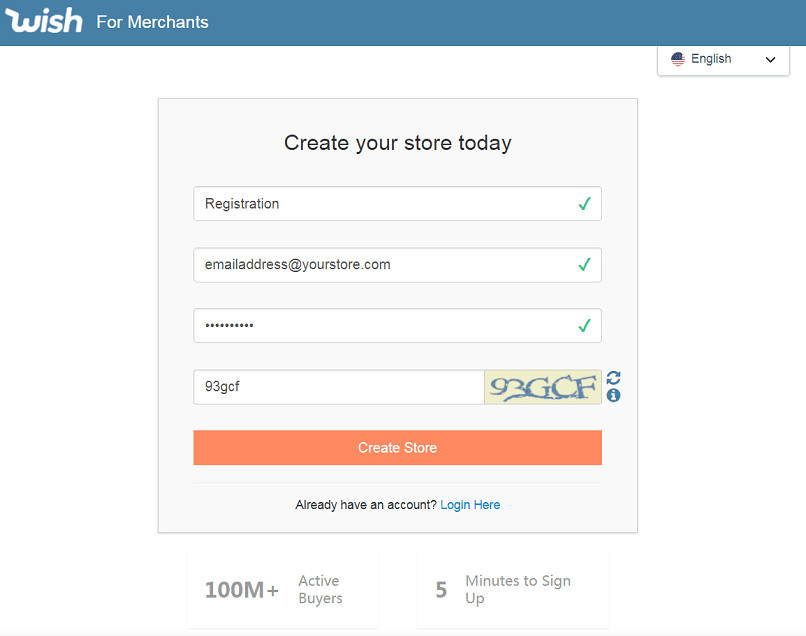 product sales form wish