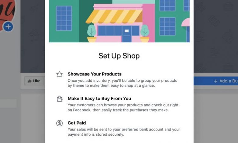 start a free facebook shop