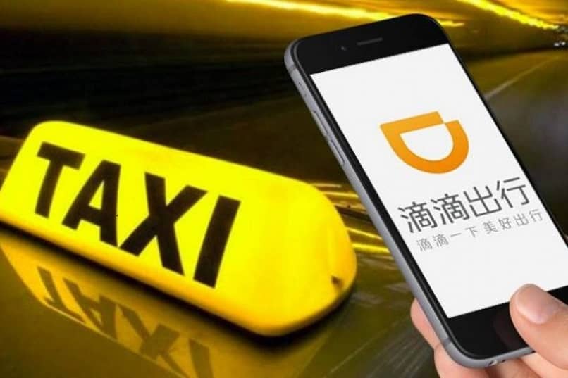 didi app from china with taxi and mobile