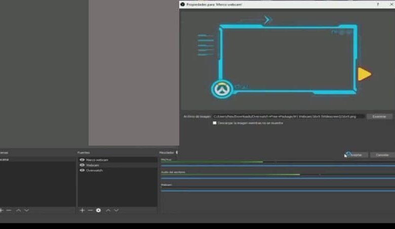 obs studio webcam overlay