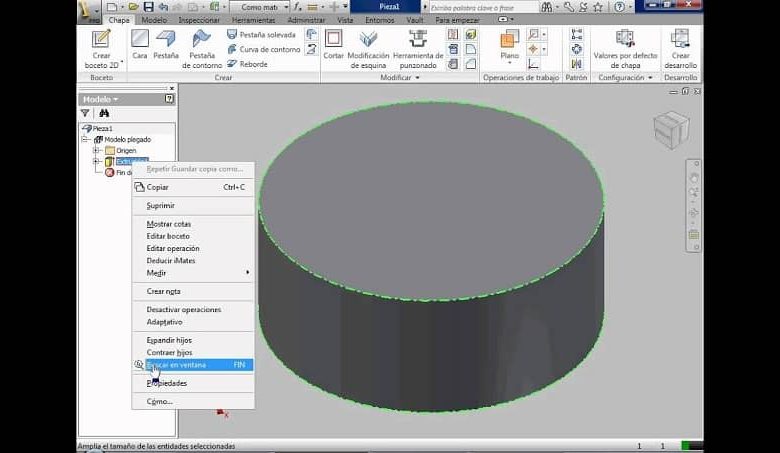 3d model of a dxf file in a cad software