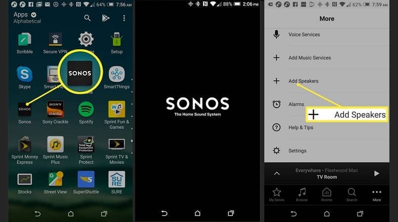 sonos app with alexa voice assistant
