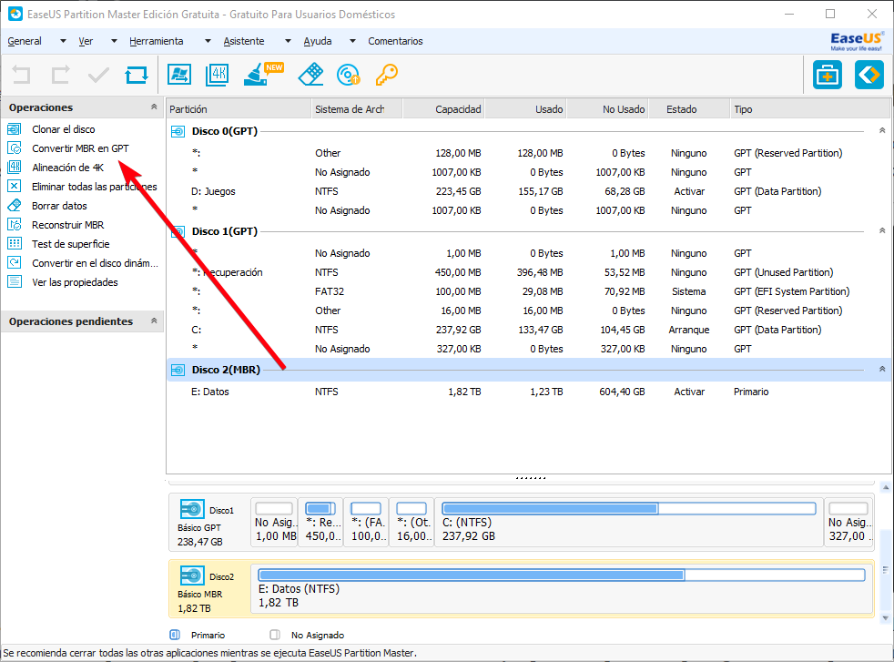 easeus partition manager