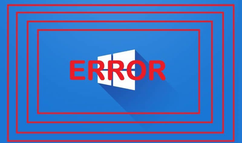 Windows 10 error 