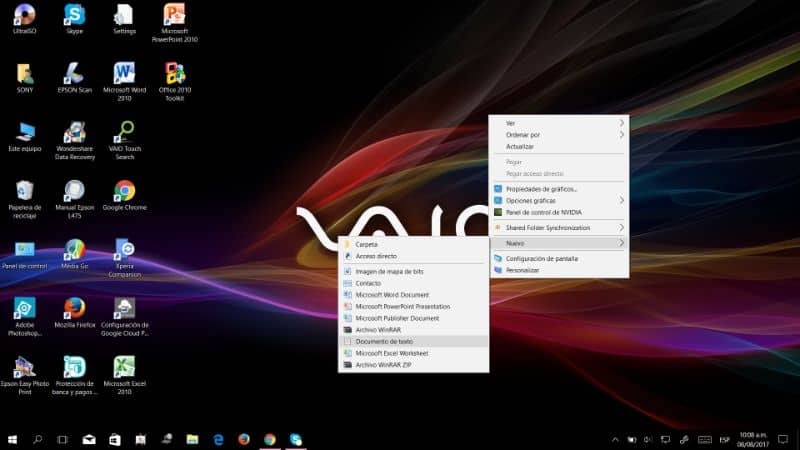 Windows 10 desktop colorful background