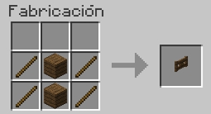 Photo of How to make or craft a fence gate in Minecraft