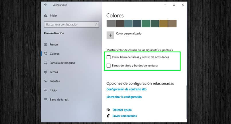 Change the color of the Windows 10 taskbar
