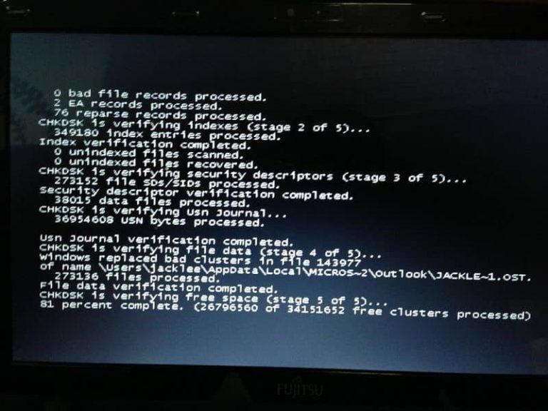 Chkdsk windows 10 в доступе отказано