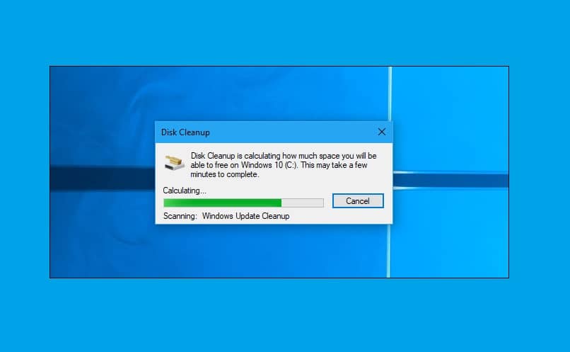running disk cleanup on windows 10