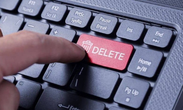 delete empty folders in Windows 10