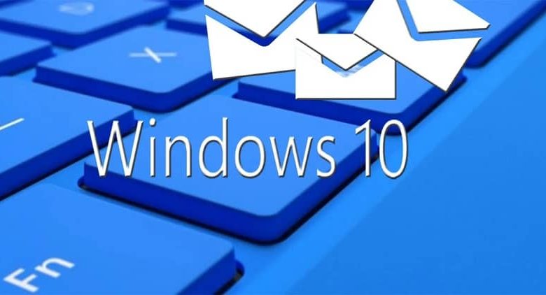 envelopes keyboard windows 10 emails